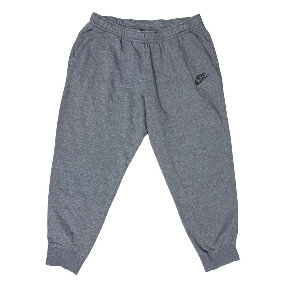 Nike Sportswear Revival Cuff Joggers Gray Nike Grind Logo Men’s 2XL CU4379-905